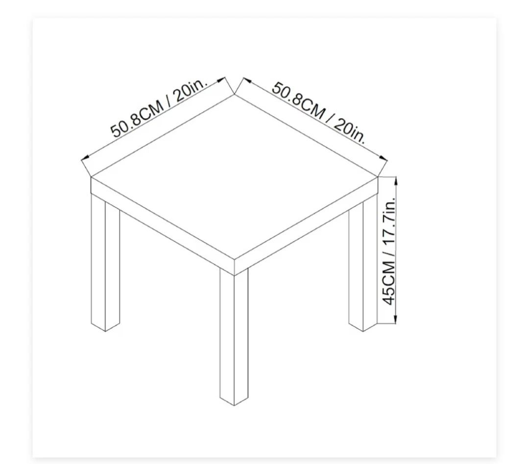 Dark Brown Side Table - photo 3