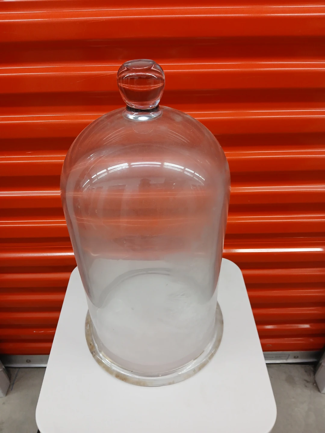 18"×10" Clear Glass Cloche Display Dome - photo 2