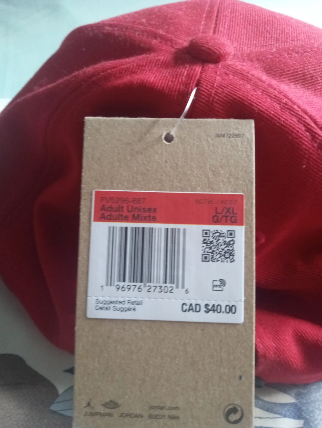 Nike Jordan Pro Cap Red - L/XL
