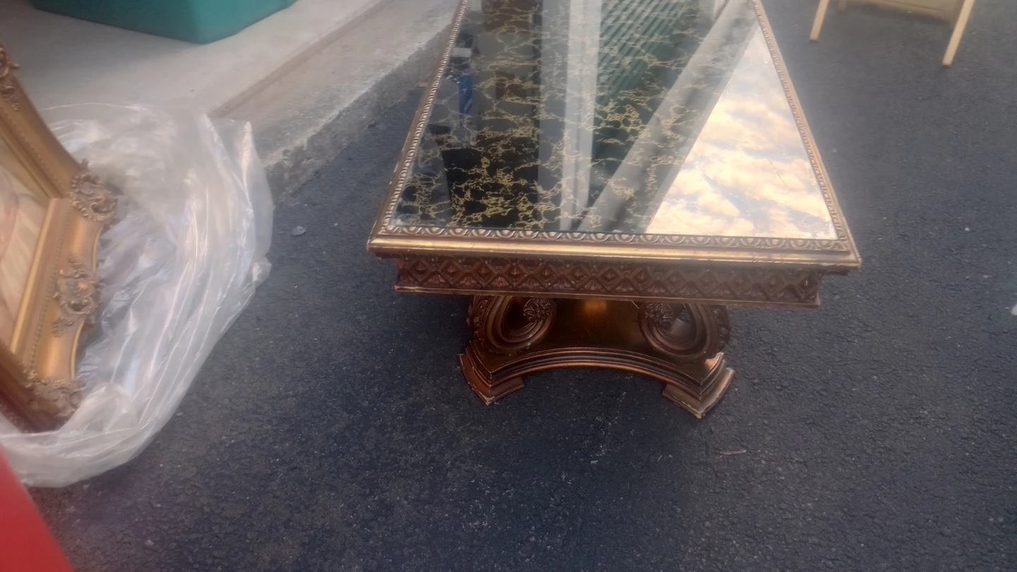 Vintage Ornate Coffee Table - photo 4