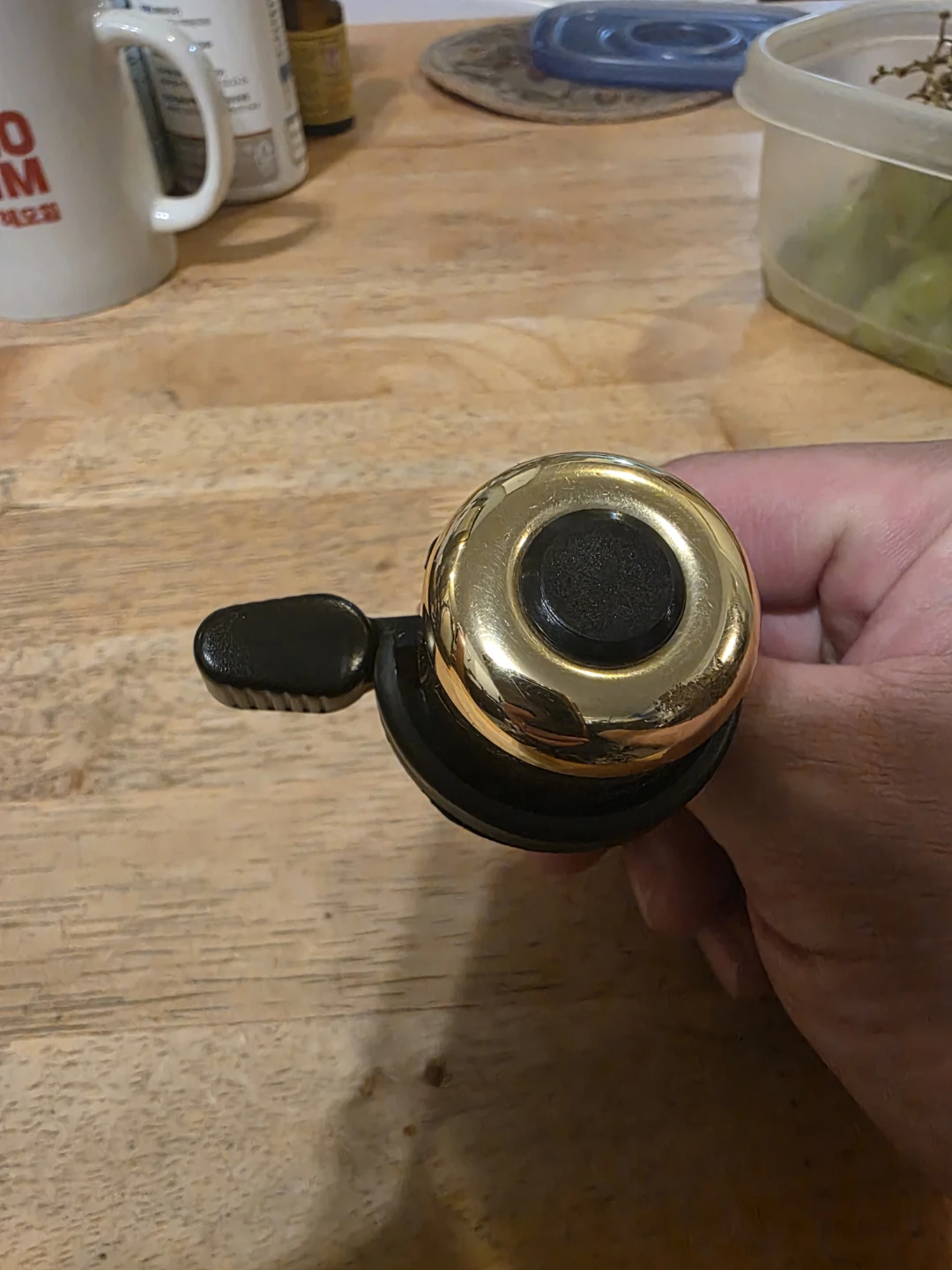 Bicycle Bell Gold and Black - photo 2