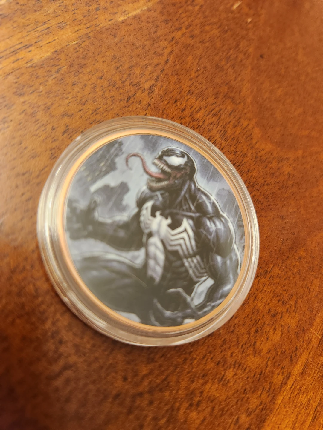 Marvel Spider-Man and Venom 1 Troy Ounce Copper Round - photo 2