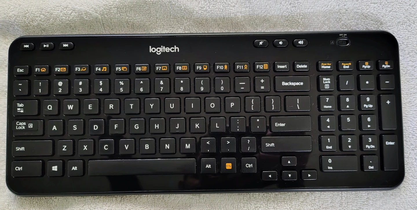 Logitech K360 Wireless Keyboard and Microsoft Mouse - photo 2