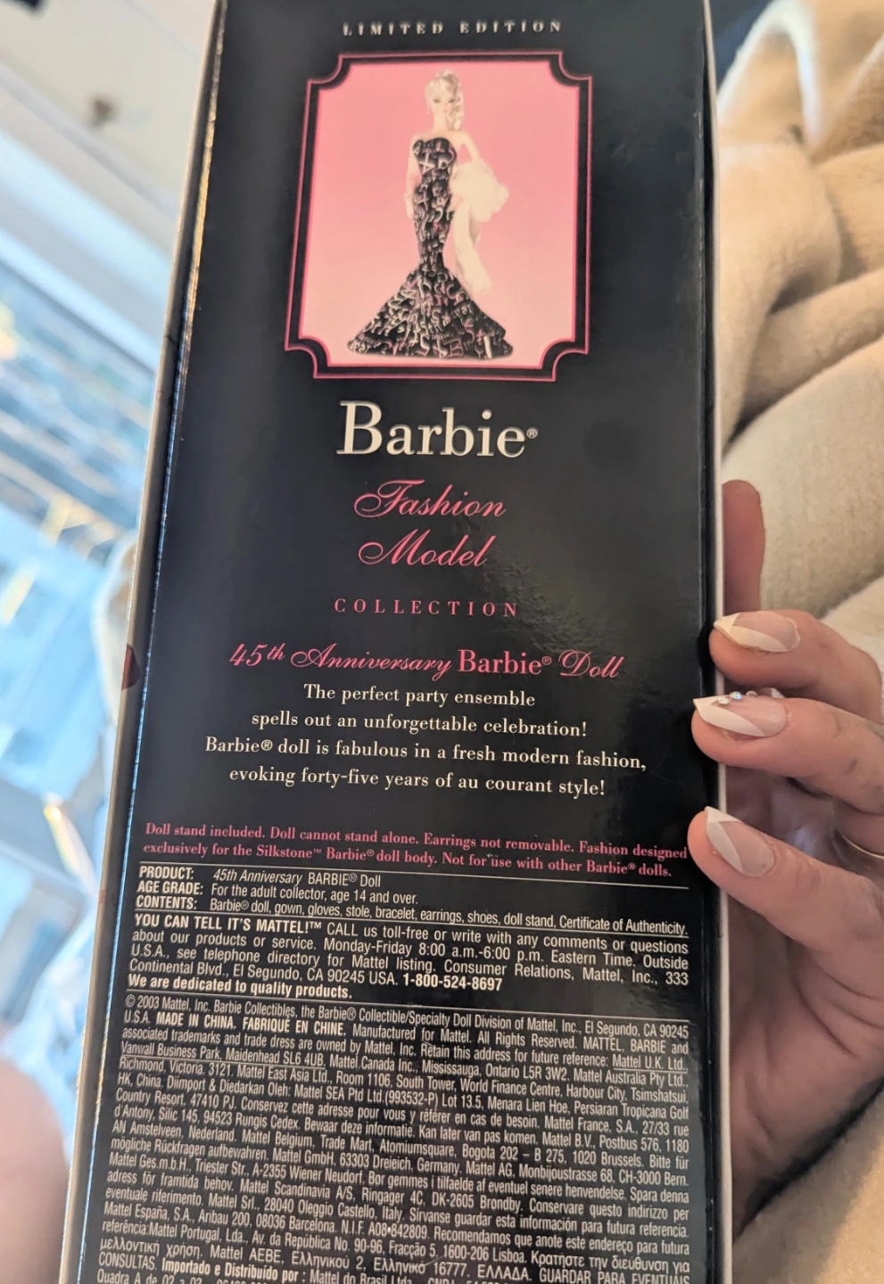 45th Anniversary Barbie Fashion Model Collection Doll - photo 4