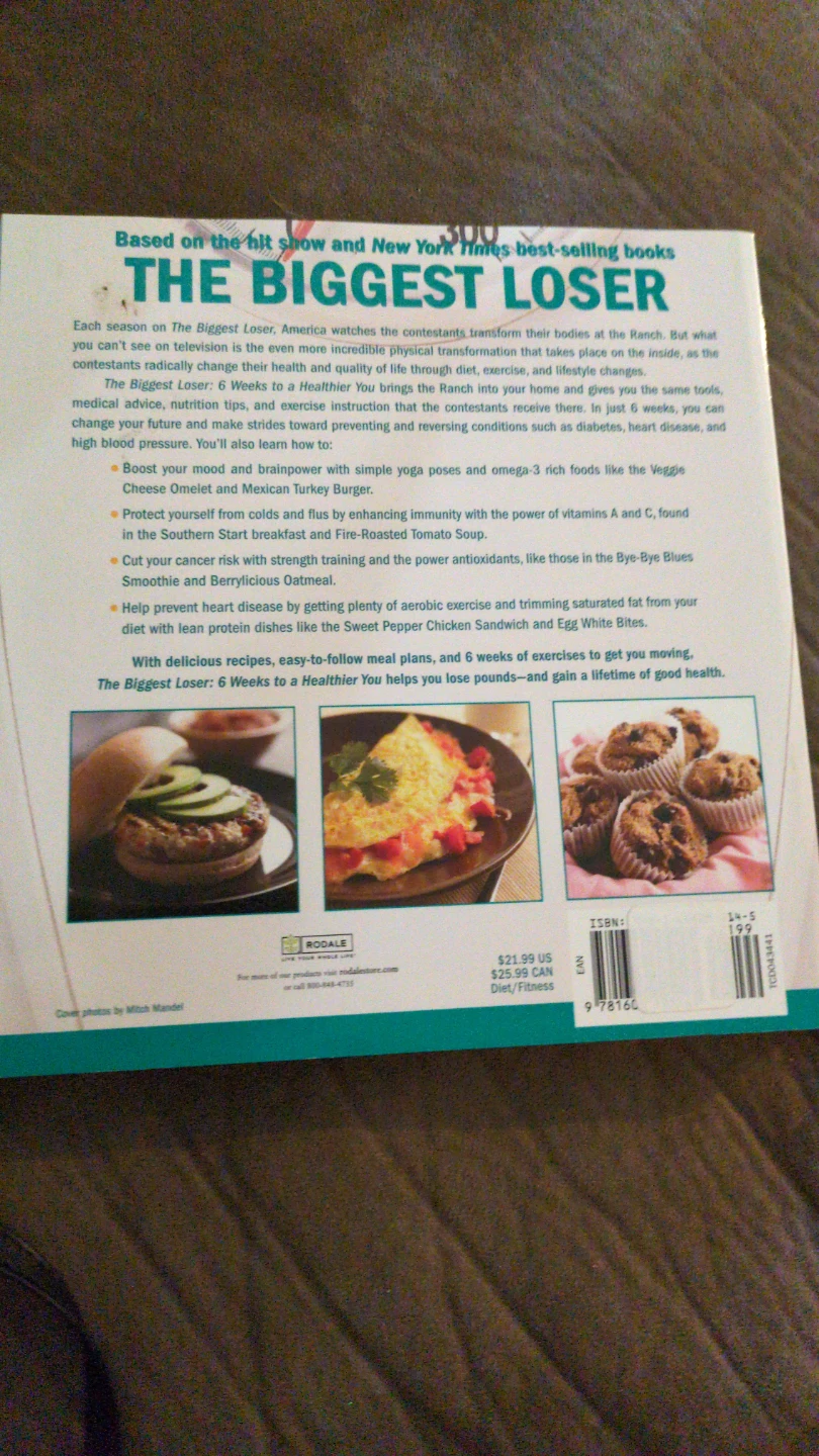 The Biggest Loser: 6 Weeks to a Healthier You Book - photo 2