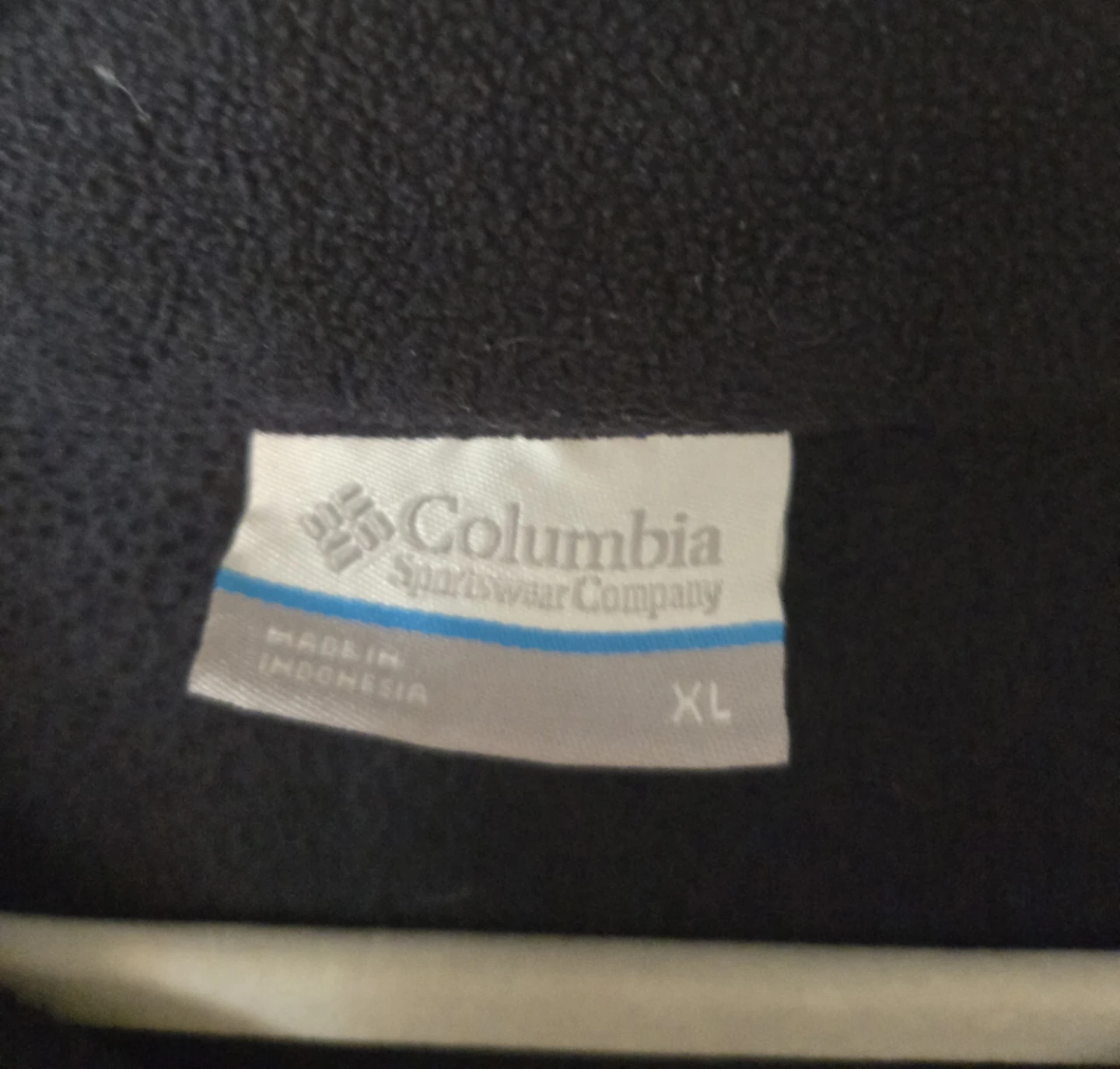 Men's Columbia Fleece.  X-LARGE Black full-zip.EUC. - photo 4