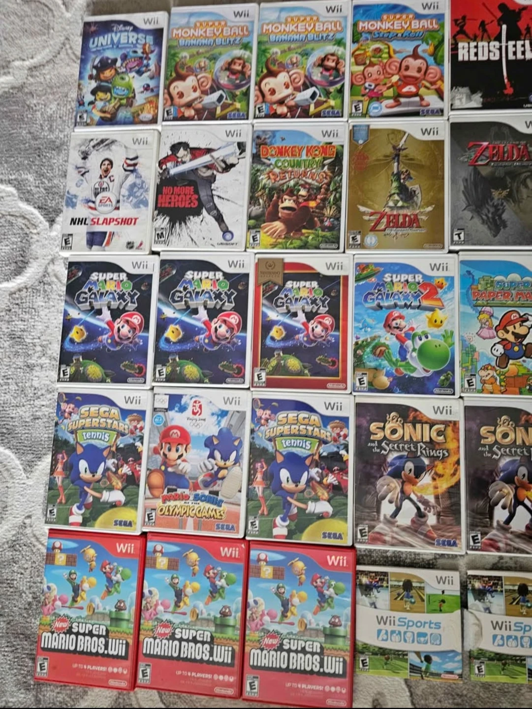 Nintendo Wii Video Game Collection (Prices In Description) - photo 2