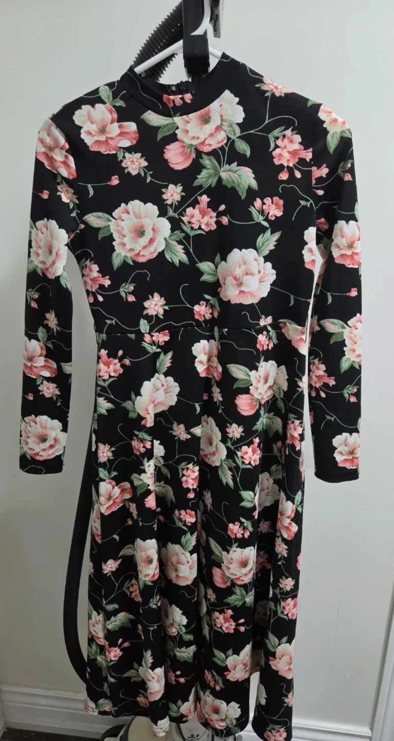 Floral Long Sleeve Dress 11-12Y  girls
