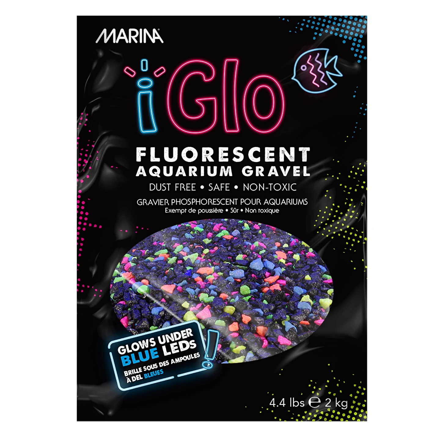 Marina iGlo Fluorescent Aquarium Gravel