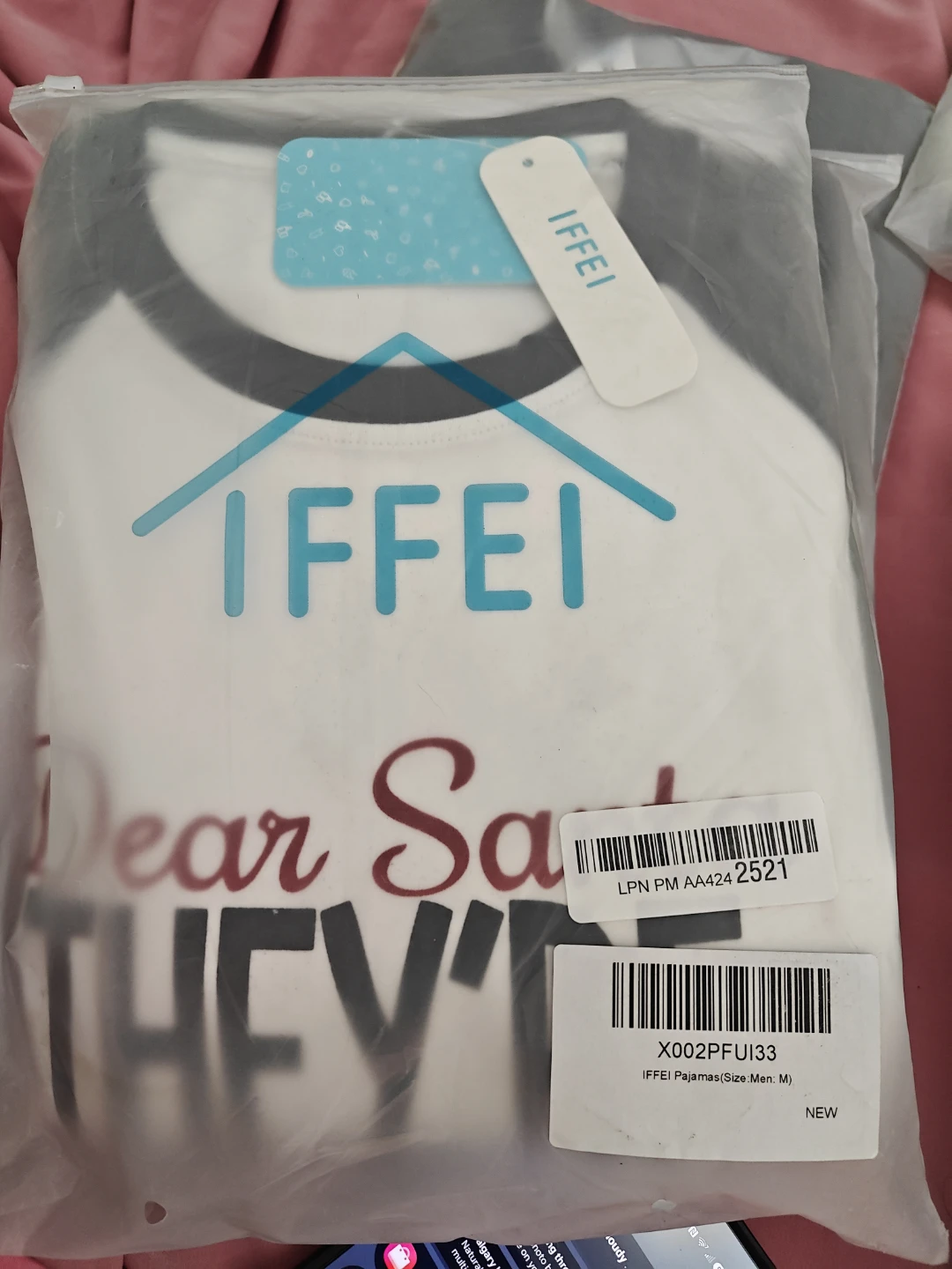 IFFEI Men's Christmas Pajama Set