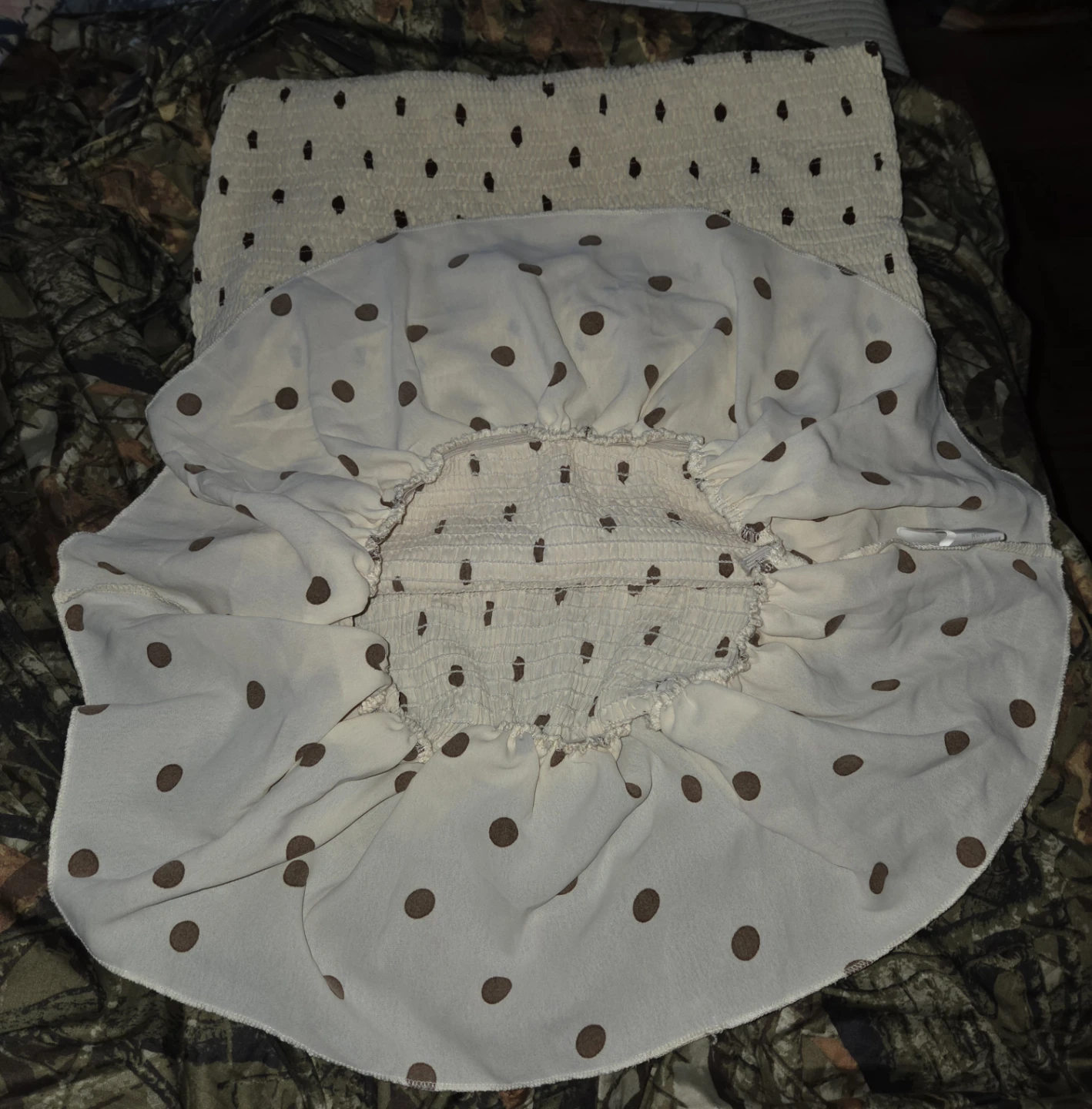 Chic Me Polka Dot Mermaid Ruffle Dress in a Ladies L - photo 5