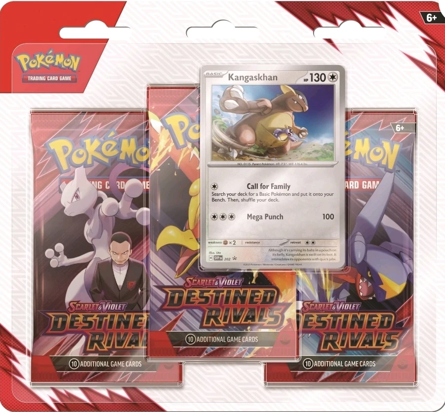 Pokémon Destined Rivals Three-Booster Blister