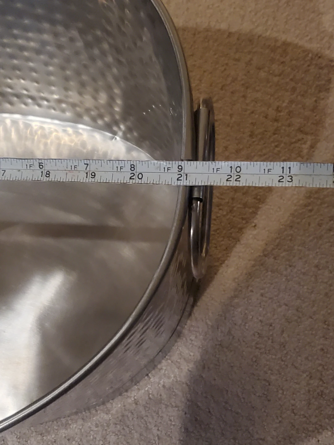 Hammered Metal Beverage Tub - photo 4