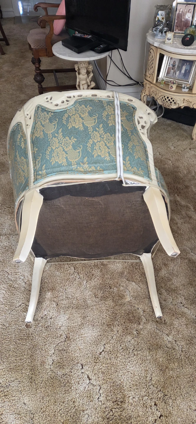 Pair of Vintage French Provincial Style Accent Chairs