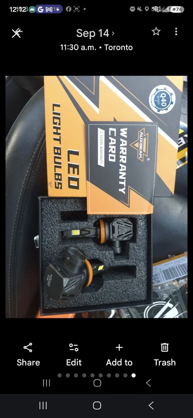 Firehawk and Fahren H11 LED Light Bulbs