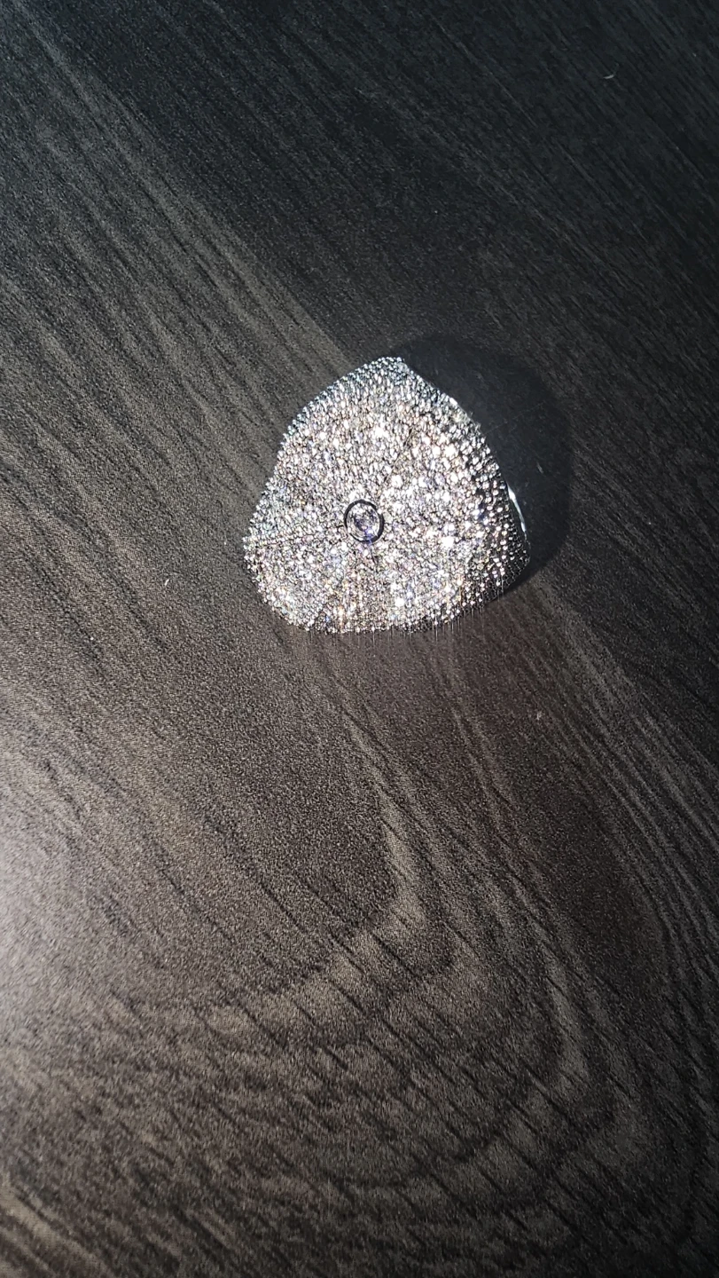 Iced out ring - photo 2
