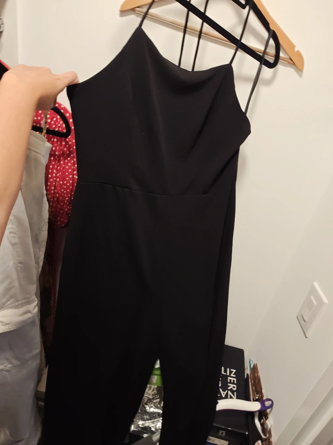 AQUA Black Jumpsuit Size XL - photo 3