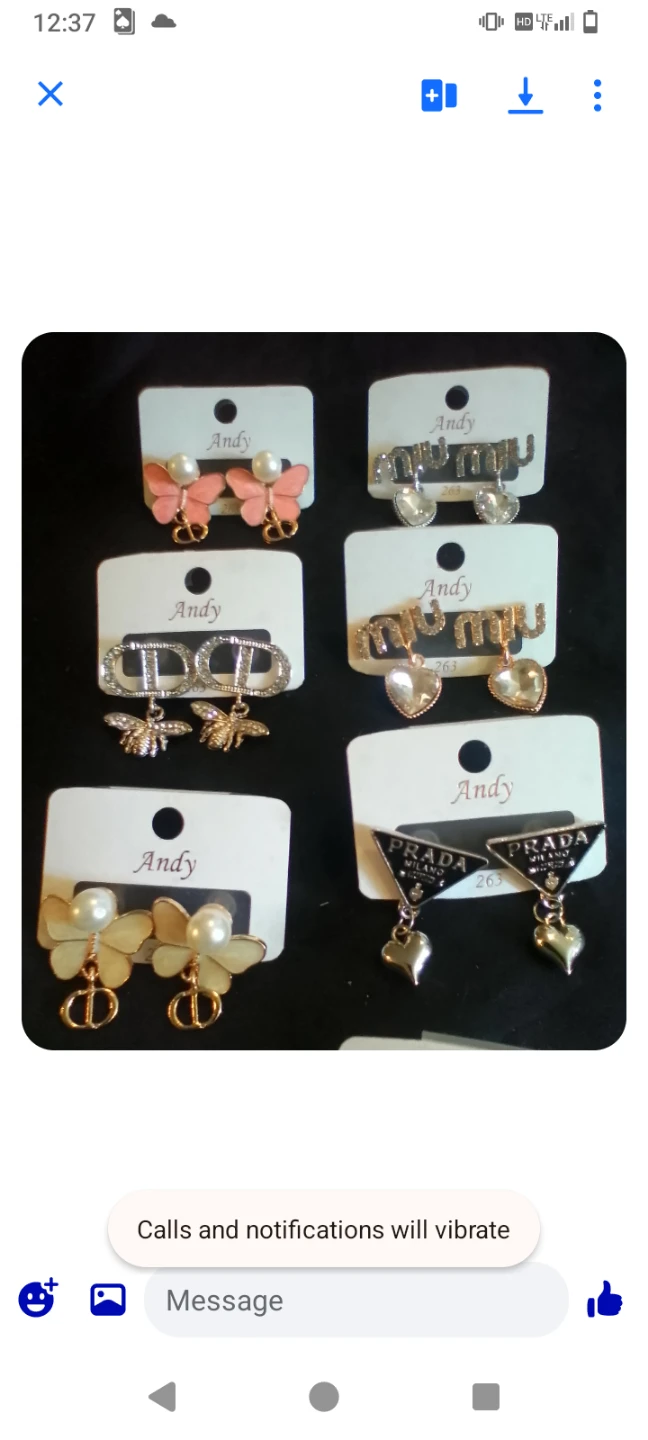 Assorted Designer-Inspired Fashion Earrings