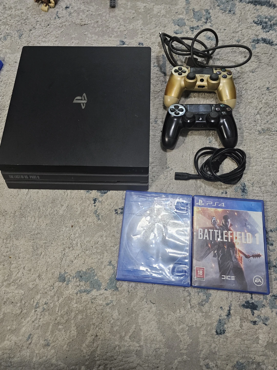 Sony PlayStation 4 Pro Console with 2 Controllers - photo 2