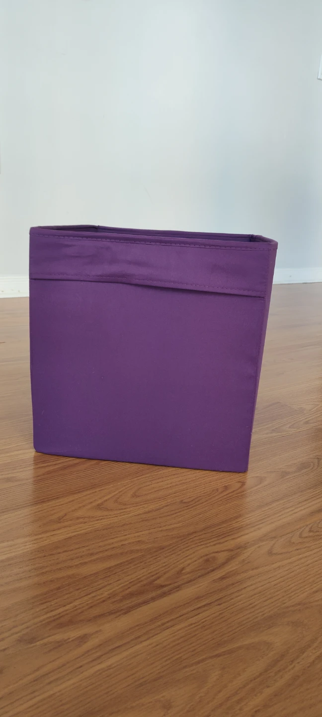 Collapsible Purple Storage Bin - photo 2