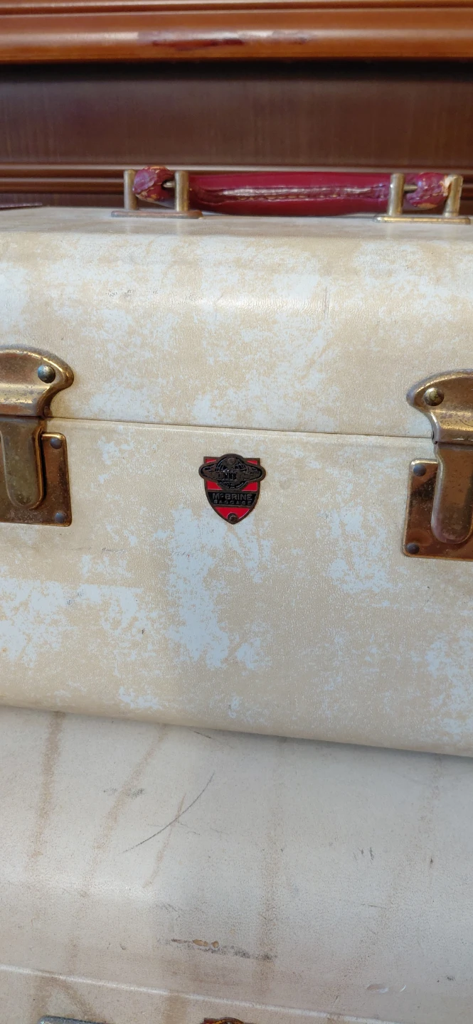 Vintage McBrine Baggage Suitcase Set (2 Pcs) - photo 3