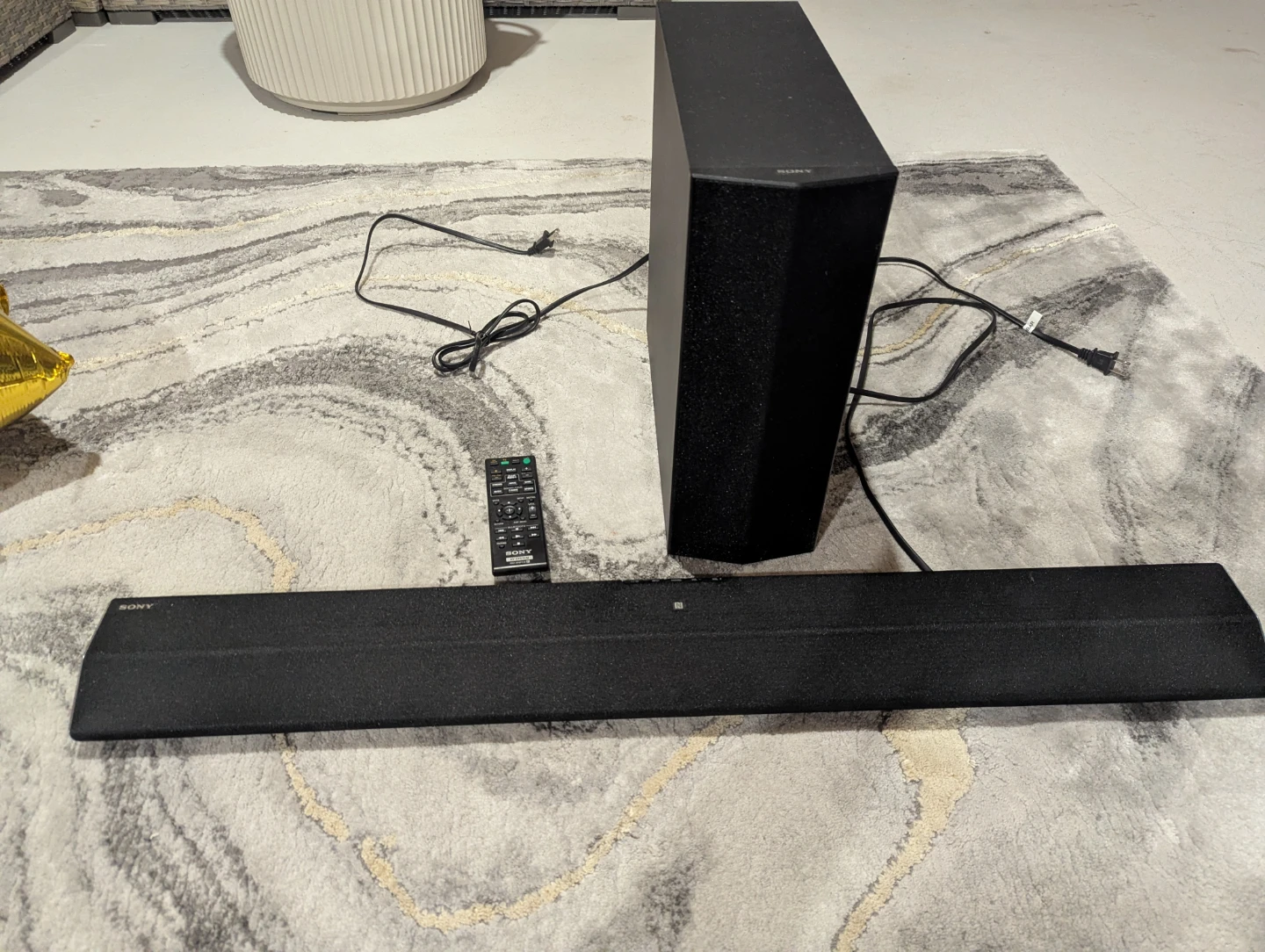 Sony Soundbar and Subwoofer System HT-CT370
