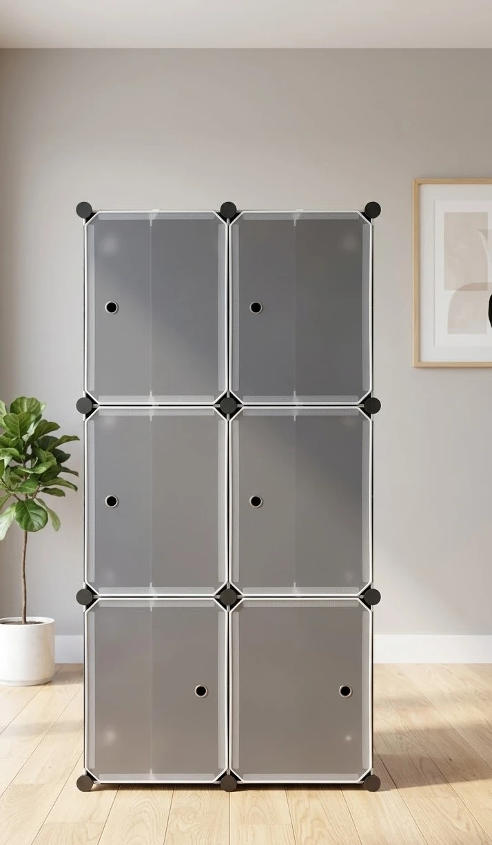 6-Cube Modular Storage Organizer