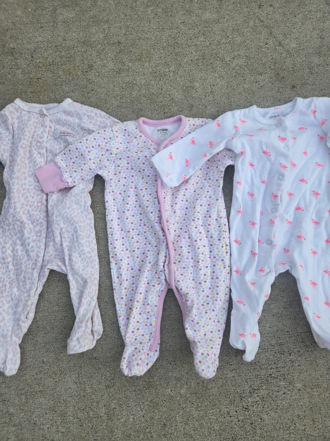 Set of 5 Baby Footie Pajamas - photo 3