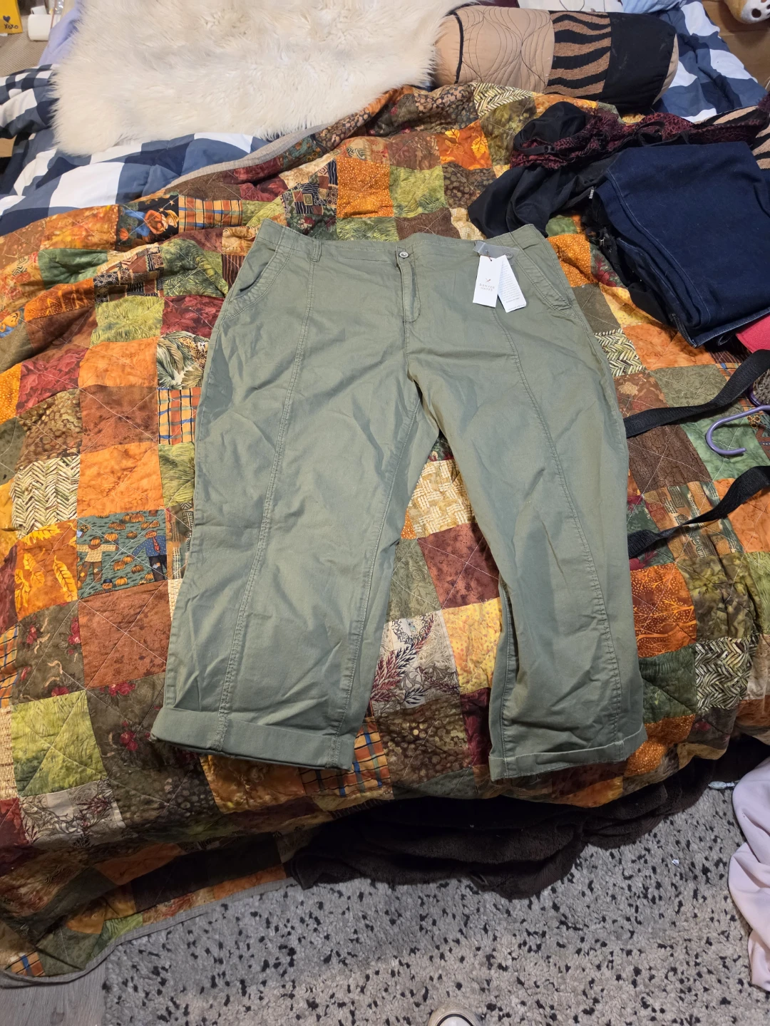 Denver Hayes Olive Pants Size 18 - photo 4