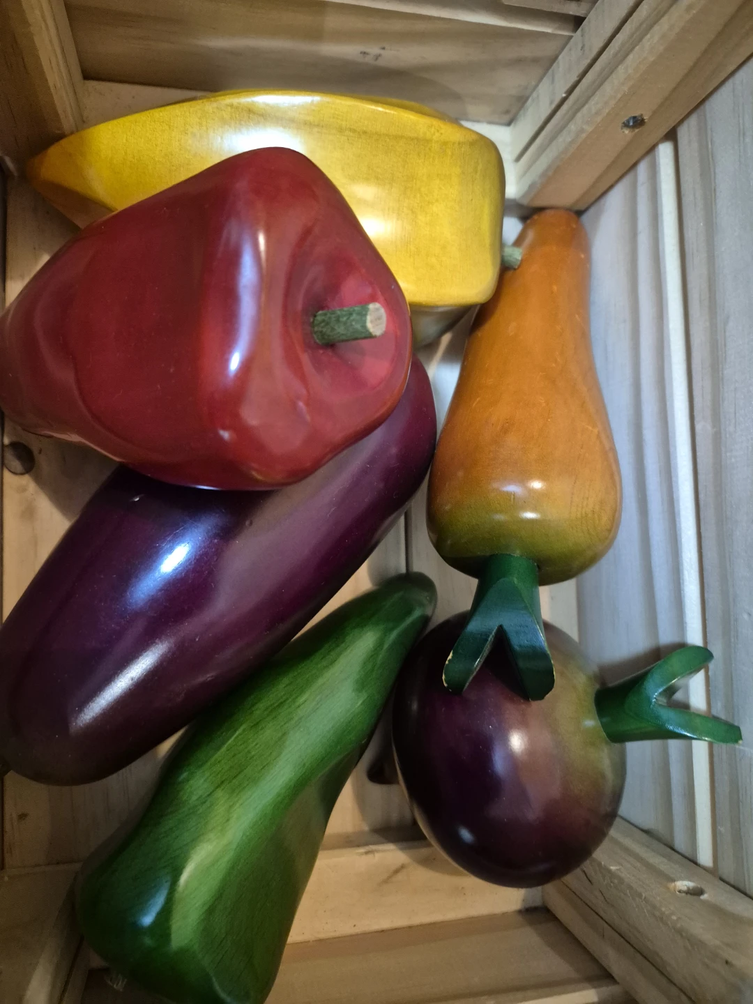 Wooden Vegetables Decor - photo 2