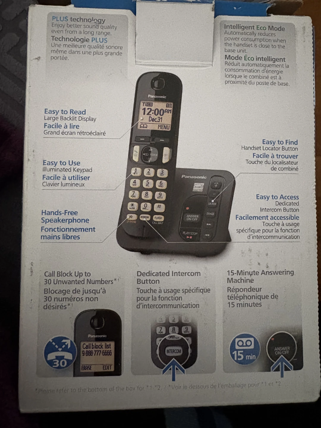 Panasonic KX-TGC222C Digital Cordless Phone System - photo 2