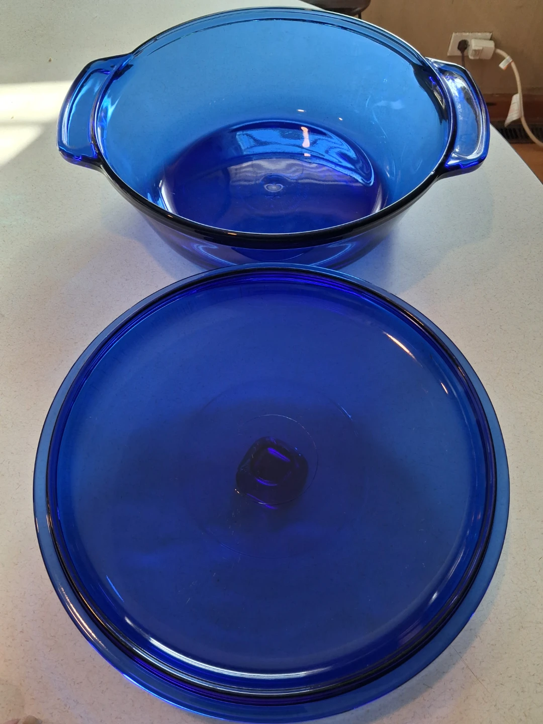 Anchor Hocking Cobalt Blue Glass Casserole Dish - photo 5