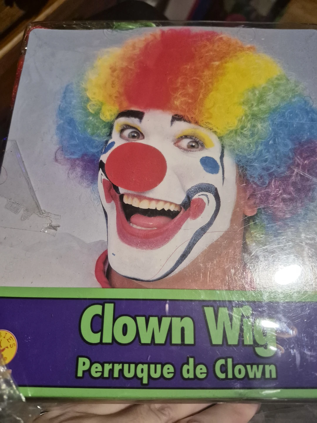 Rubie's Clown Wig and Mask Set - photo 2