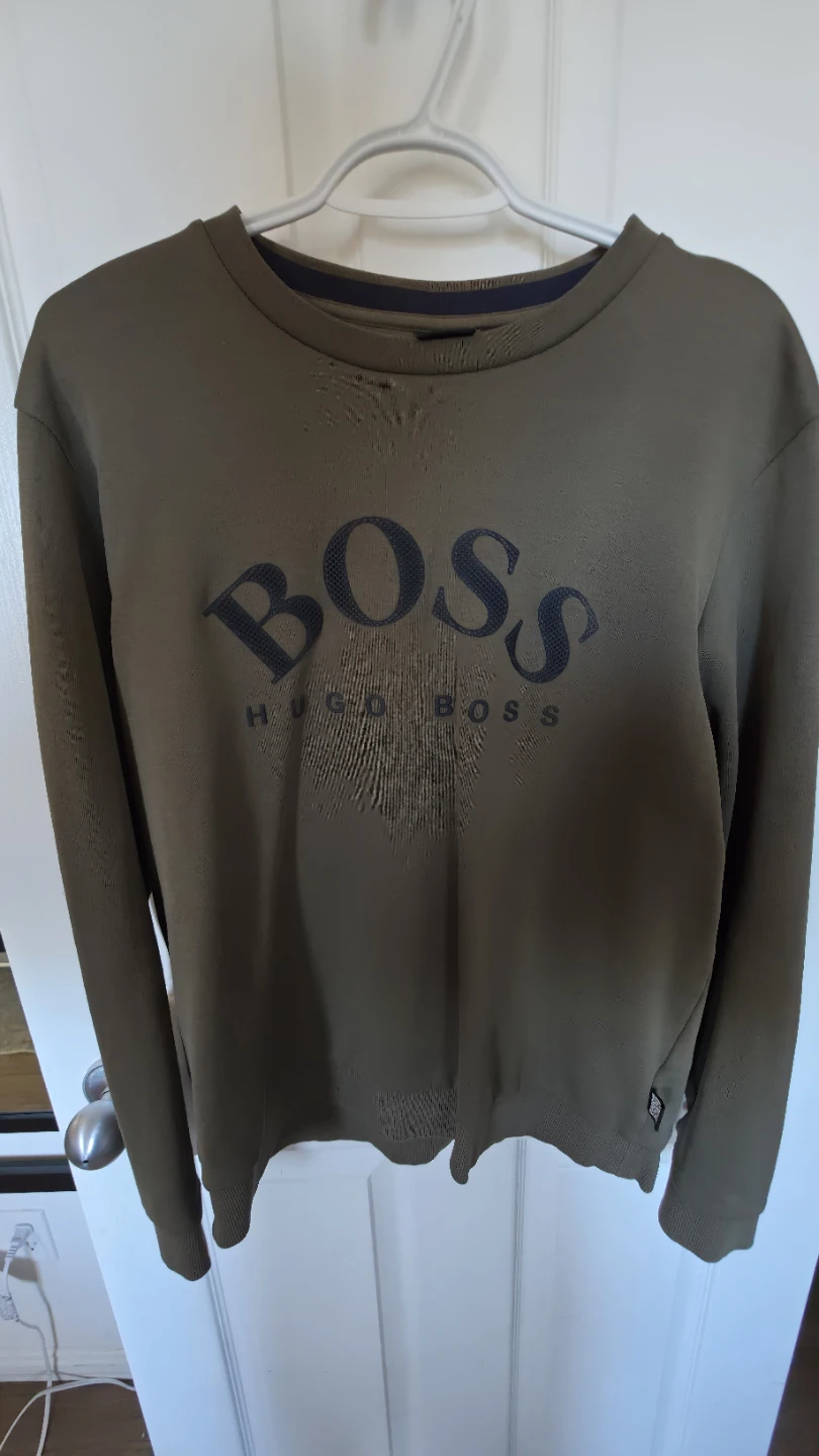 Hugo Boss Olive Green Sweatshirt