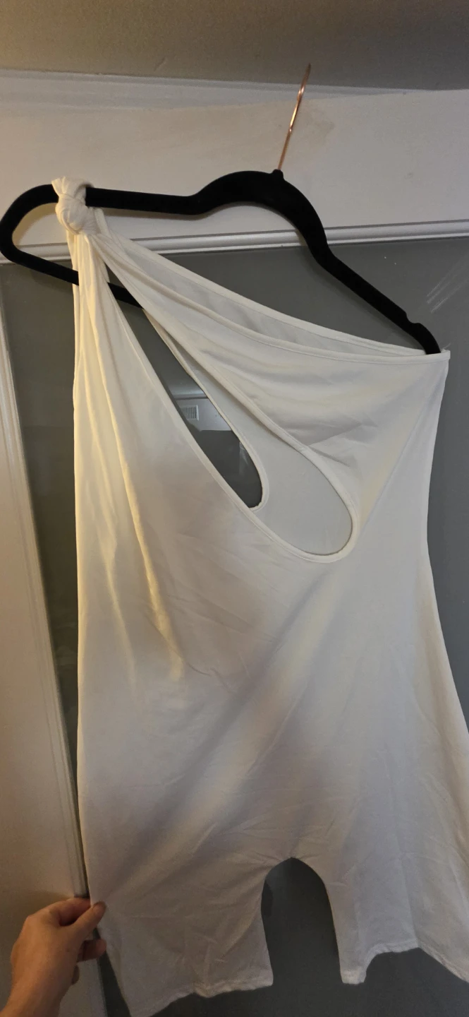 Kollyy One-Shoulder Romper White XL - photo 2