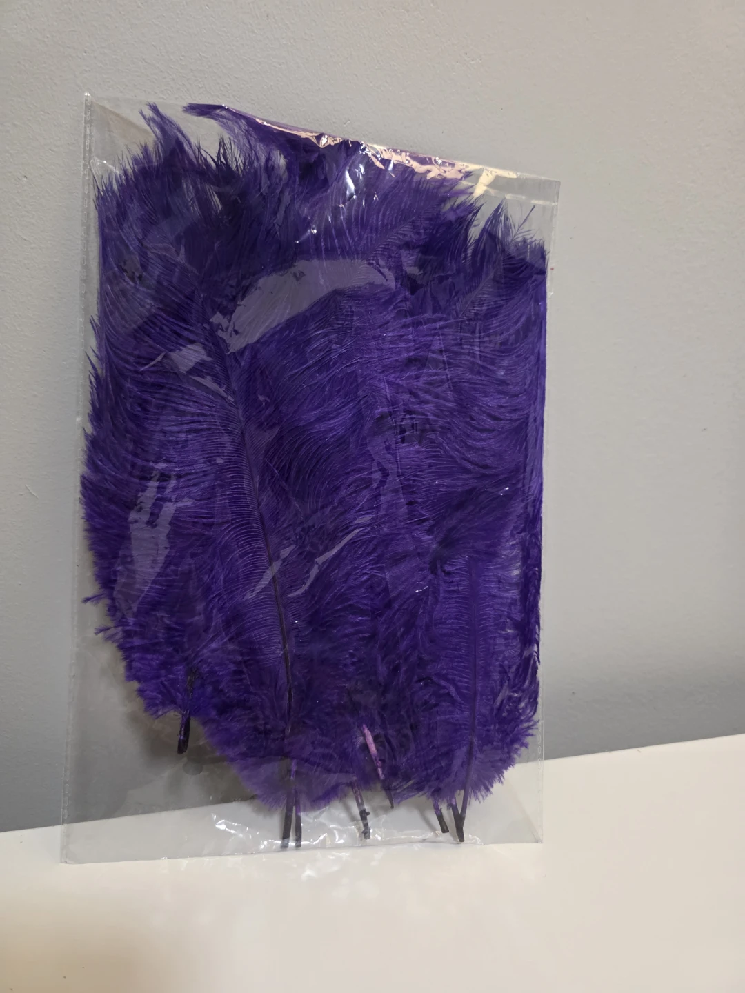 Purple Ostrich Feathers