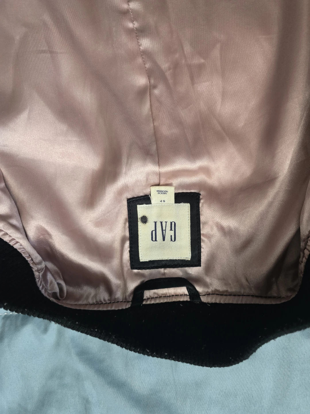 Gap Quilted Bomber Jacket Black - photo 5