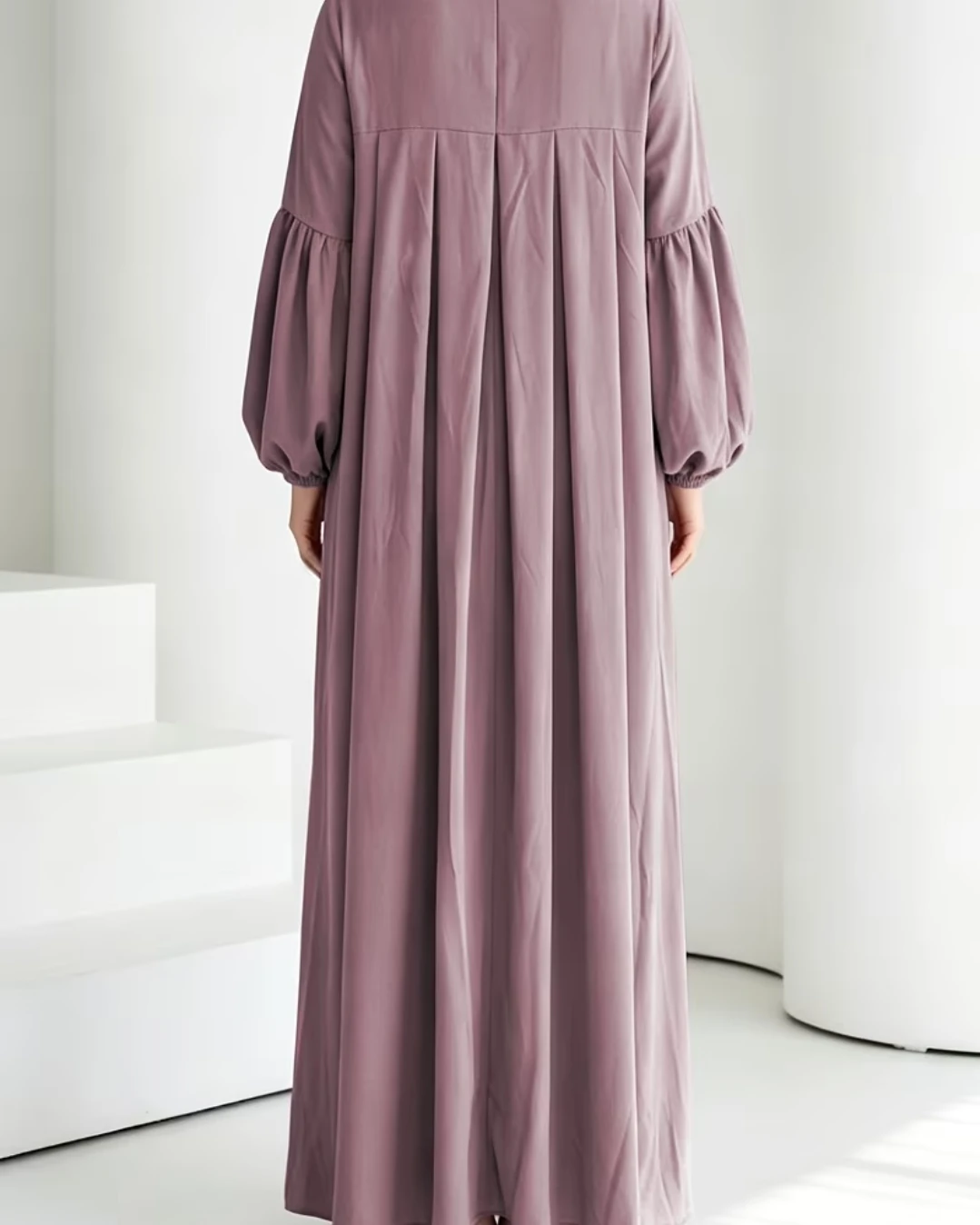 Pleated Long Sleeve Abaya size XXL - photo 2