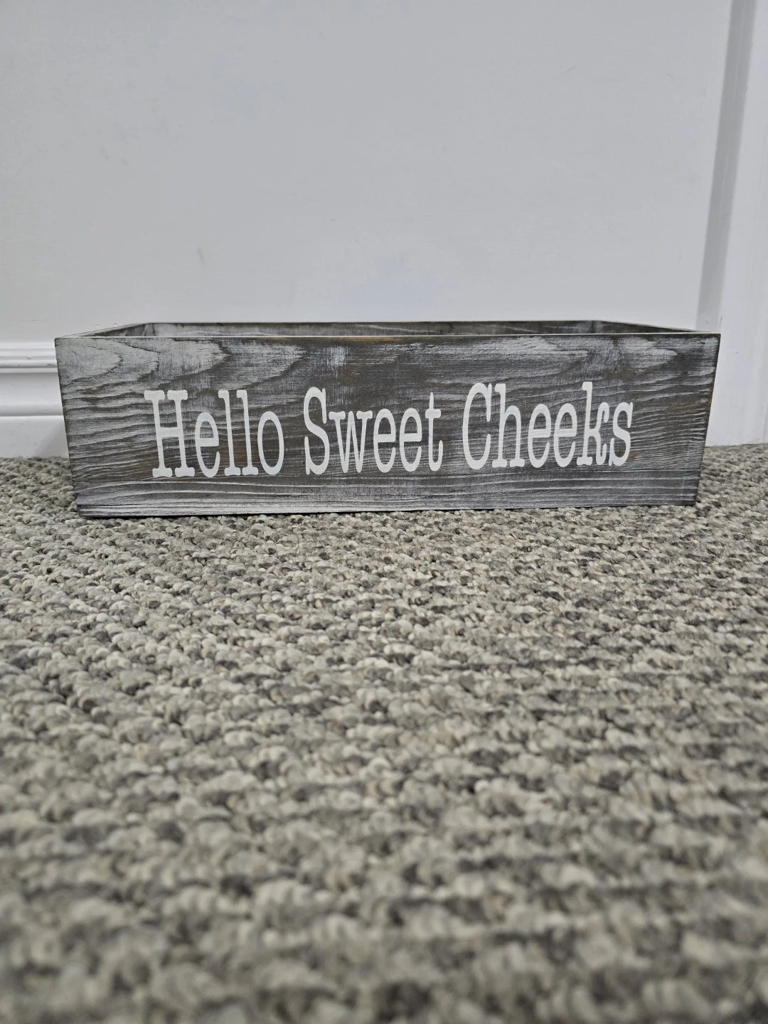 Rustic Bathroom Storage Crate - photo 2
