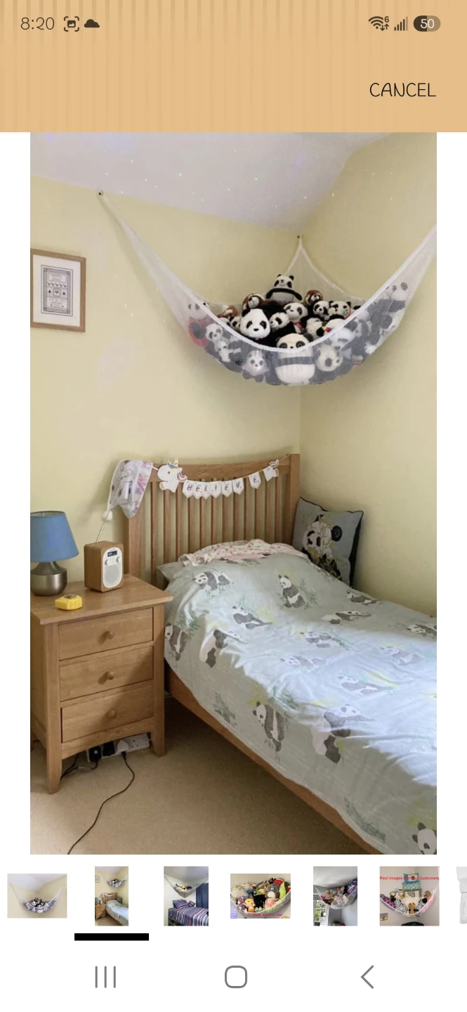 Corner Stuffed Animal Storage Hammock - photo 2
