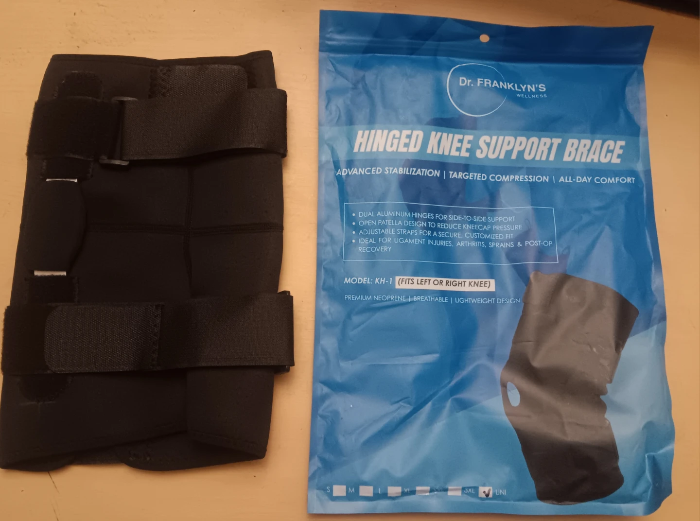 Dr. Franklyn's Hinged Knee Support Brace - Universal