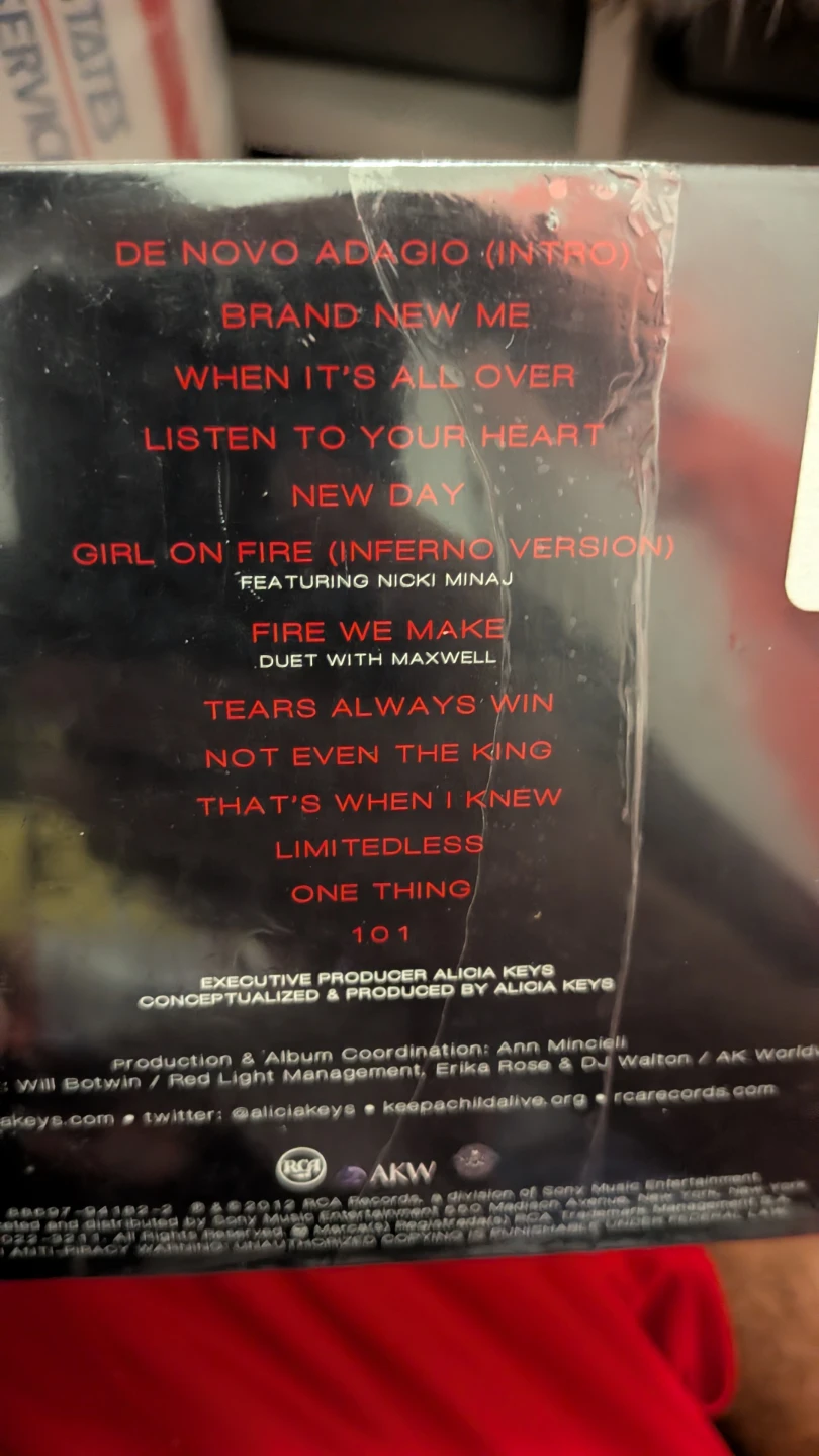 Alicia Keys Girl on Fire CD (Never Opened) - photo 3