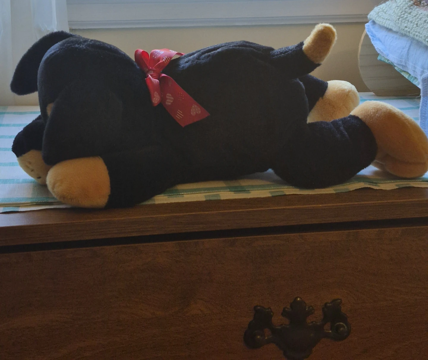 👻Plush Rottweiler Stuffed Animal - photo 2