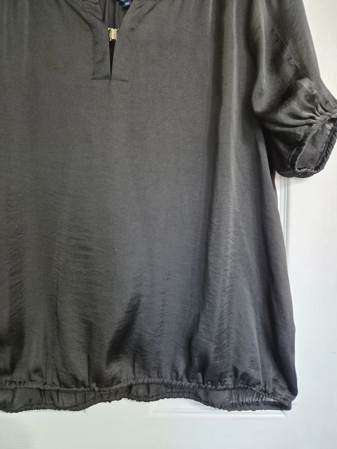 Ladies Size 18+ Black Reitmans Blouse Top - photo 2