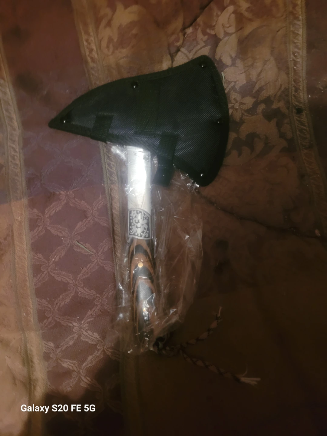 Wolf Engraved Camping Hatchet