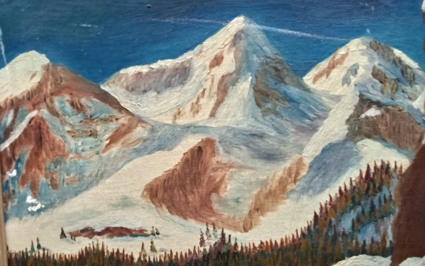 L. Yeomans Mountain Landscape Oil Painting - photo 3