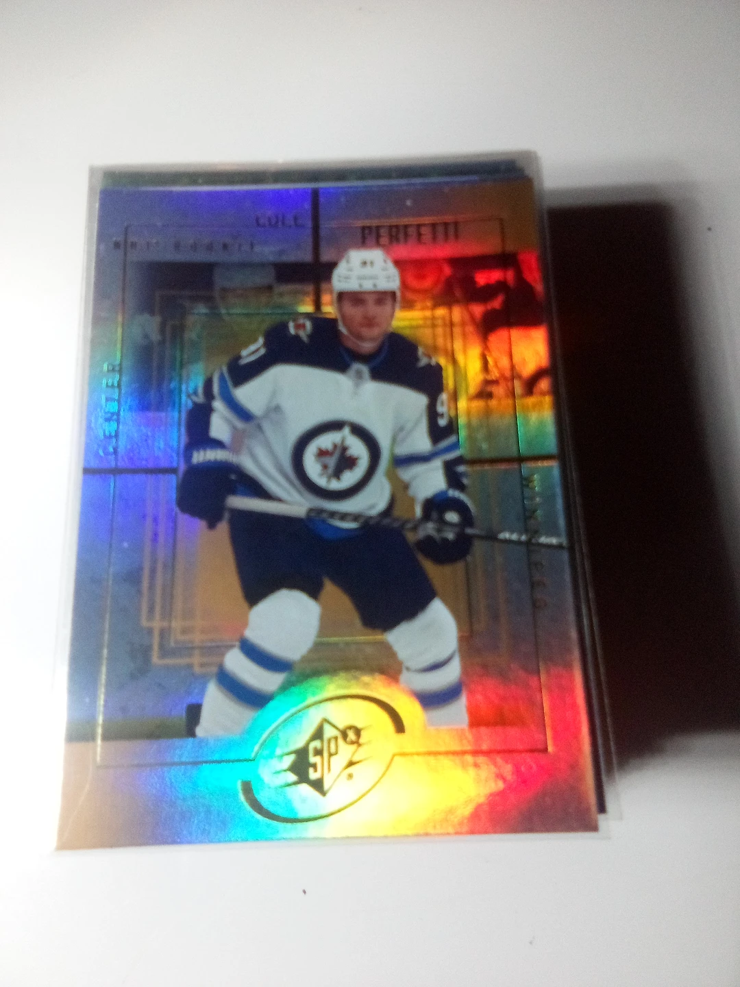 2021-22 Upper Deck Cole Perfetti SPx Rookie Card