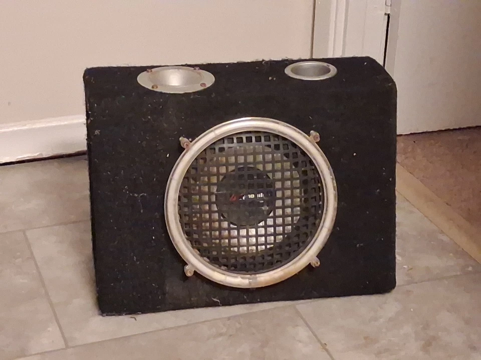 Dual 10-inch subwoofer box