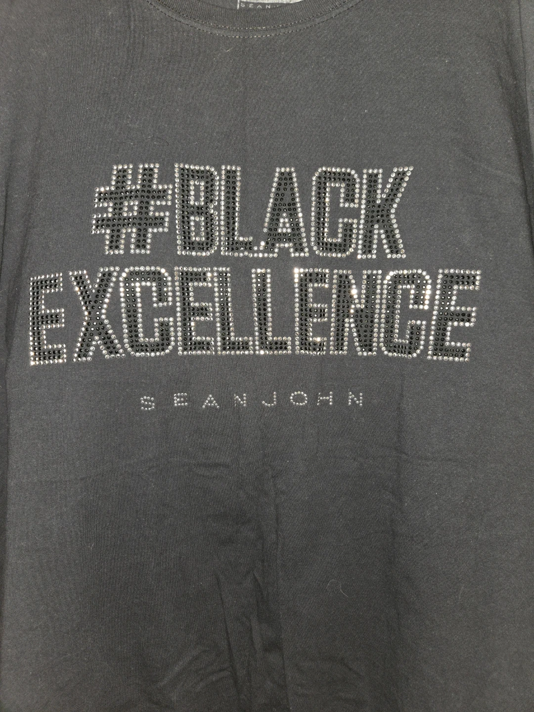 Sean John '#Black Excellence' Studded Shirt in a Men's 4XB - photo 2
