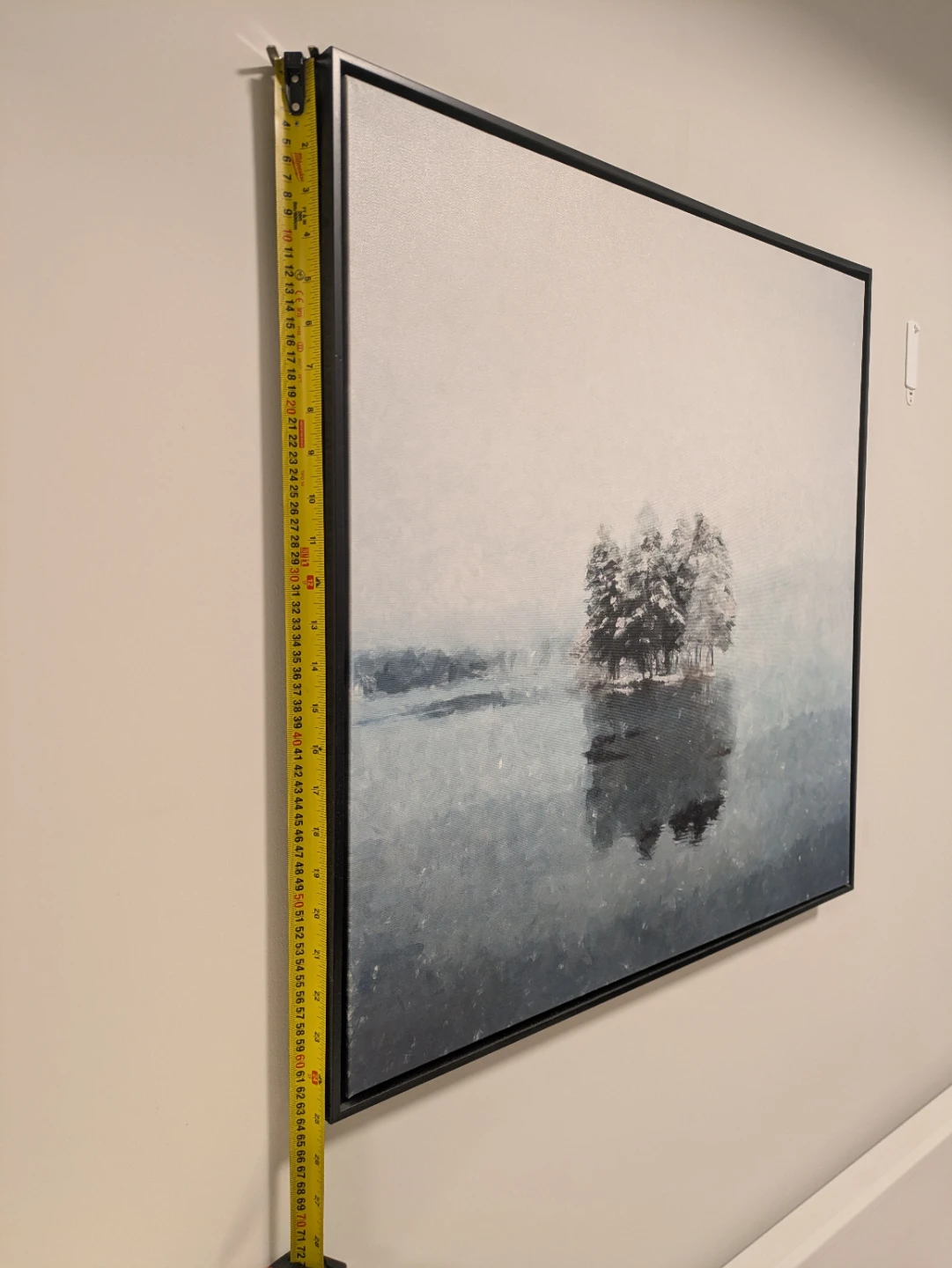 Framed Forest and Lake Wall Art - photo 2